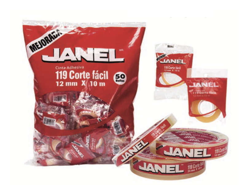 janel-cintas-adhesivas-119-corte-facil-000 Cinta Adhesiva Línea 119 Corte Fácil