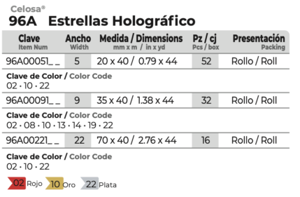 janel-listones-celosa-estrellas-holografico-96A-001-tabla