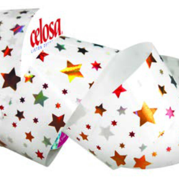 Celosa Q46 Navidad Estrellitas Holográfico