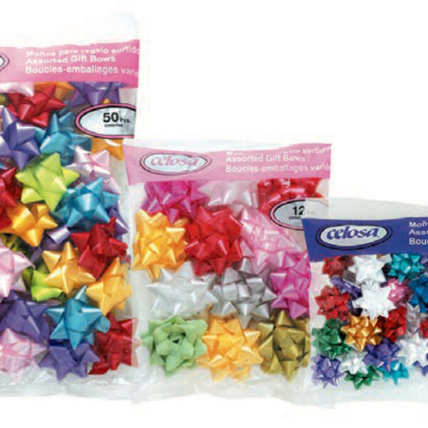 Moño estrella liso