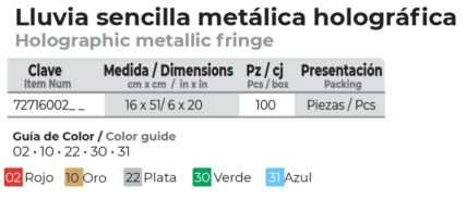 Janel-guirnaldas-accesorios-lluvia-sencilla-metalica-holografica-001-tabla